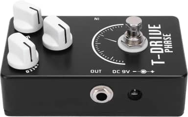 Pedal Phaser para guitarra, câmbio de fase de metal portátil 11,4 x 6,3 x 3,3 cm para guitarrista para desempenho ao ar livre para iniciantes para desempenho de festa