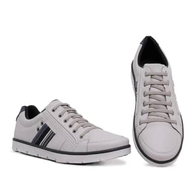 Masculino Sapatênis Casual Com Zíper e Cadarço Confortável