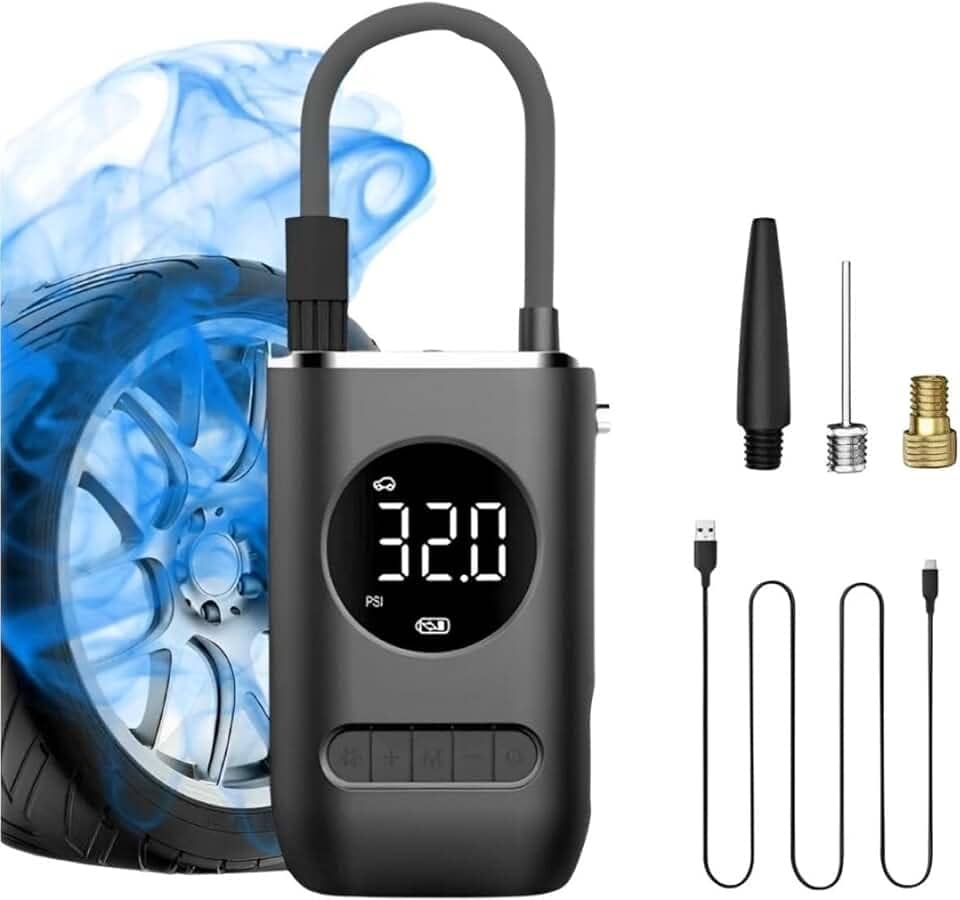 Calibrador Compressor Pneu Digital Bomba Ar Carro Moto Bike Onyon