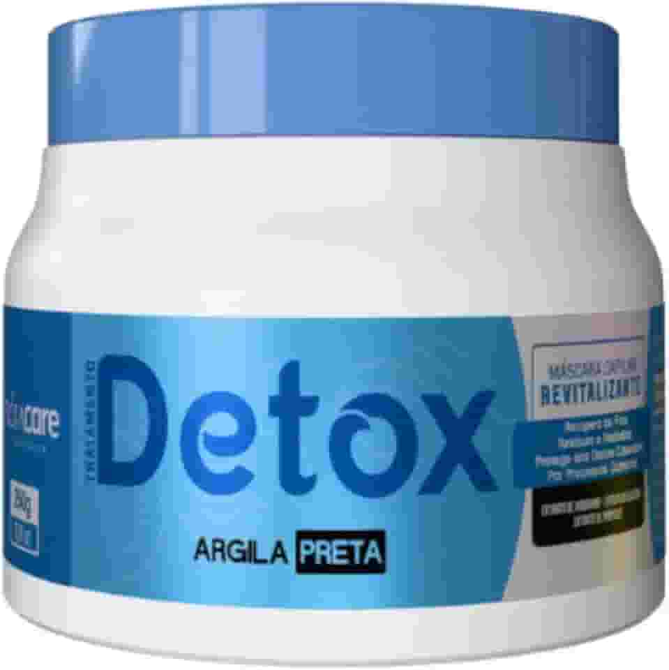 Máscara Argila Preta Detox Revitalizante 250g - Troia Hair Cosméticos