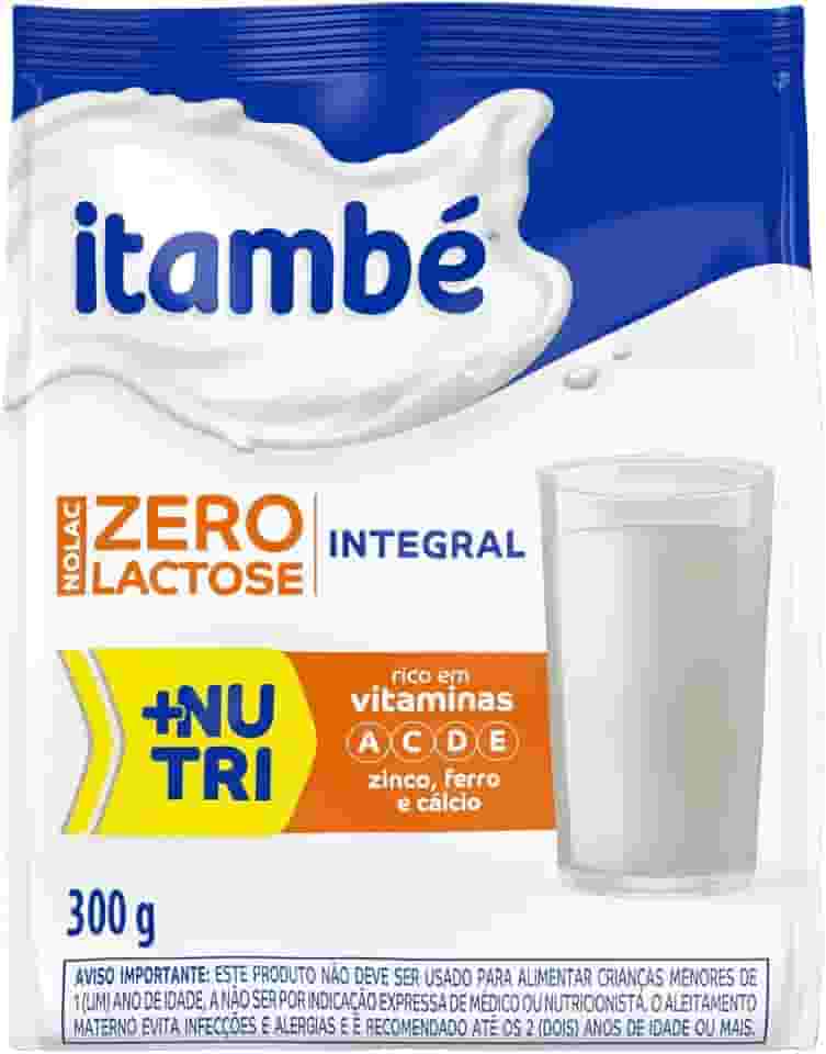 Leite em pó zero lactose itambé 300g