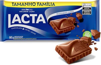 Chocolate ao Leite Lacta 145g