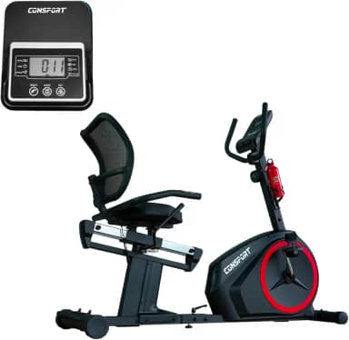 Bicicleta Ergométrica Horizontal H2000 Magnética 8 Níveis Ajustável Silenciosa Consport