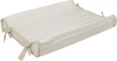 Trocador Americano Bebe Comoda Fralda Com Abas Impermeavel Anatomico Com Capa Plástica Algodão Macio Palha com Caqui (65x40)