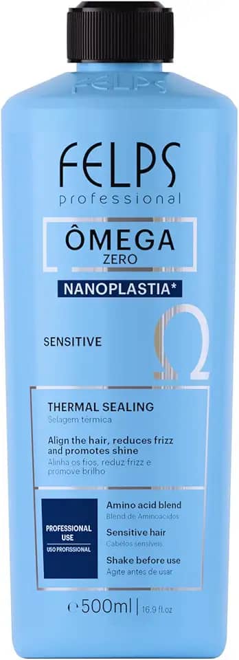 Felps Professionnel, FP0340, Ômega Zero Unique Nanoplastia Sensitive Selagem, 500Ml