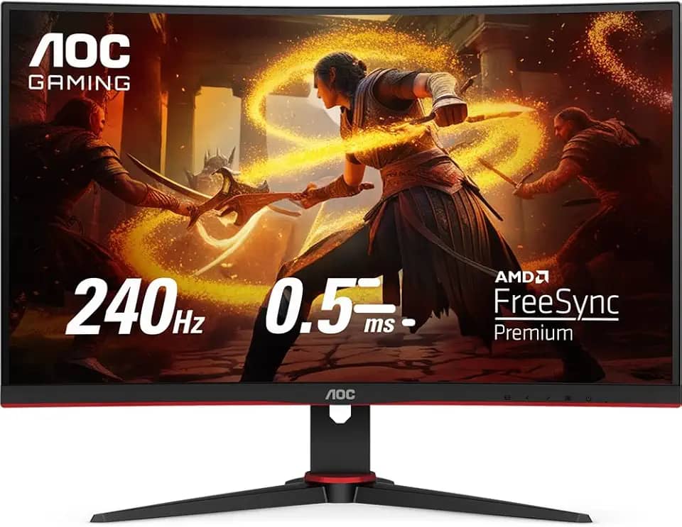 Monitor Gamer AOC LEGEND 27 240Hz 0,5ms, Preta/Vermelho, MEDIO, C27G2ZE