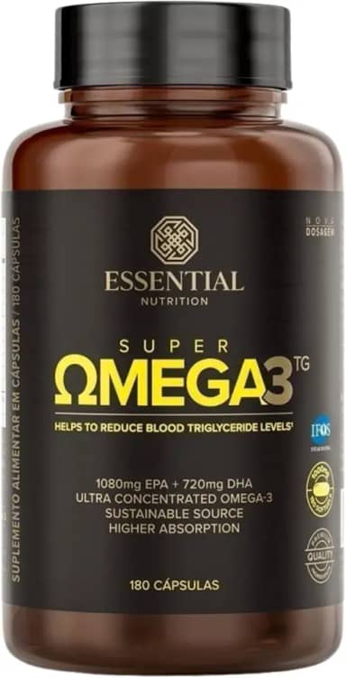 Super Omega 3 TG 180 Cápsulas 1000mg - Essential Nutrition