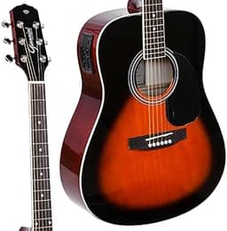 Violão Eletroacústico Dreadnought Folk Aço GD-1 3 Tone Sunburst