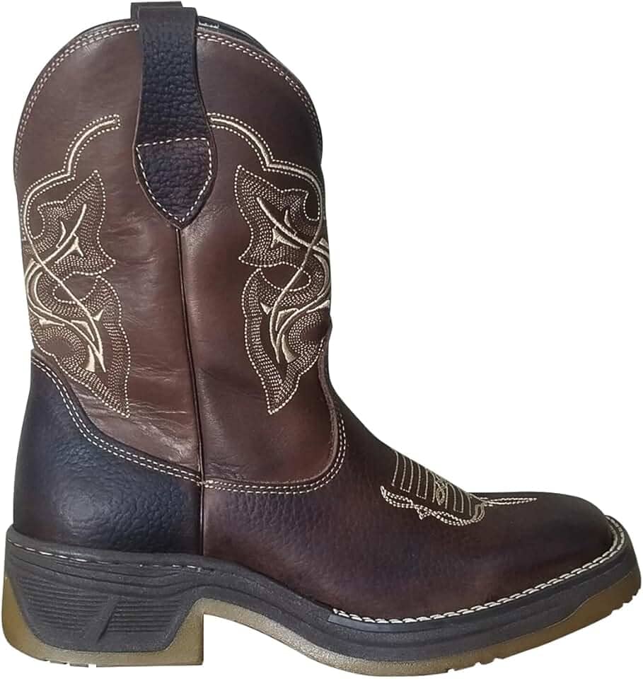 Bota Texana Masculina Couro Country Solado Jump Marrom