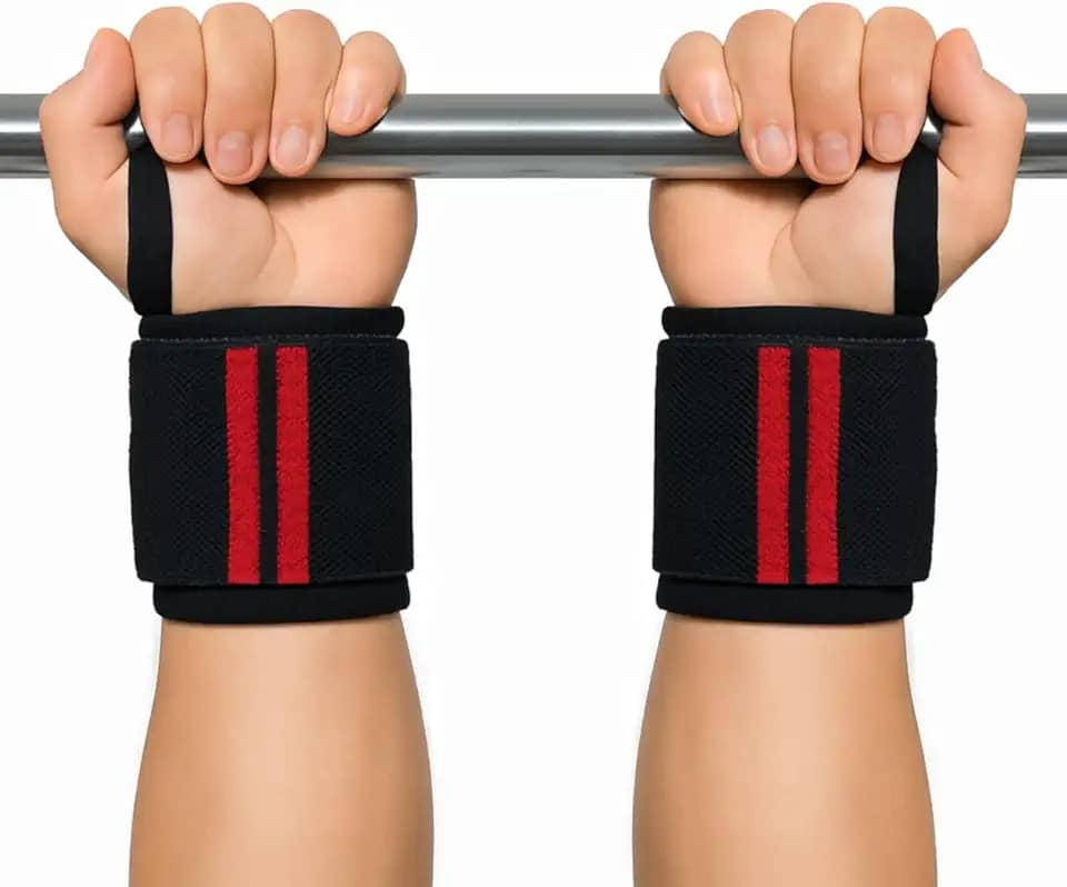 Protetor De Punho Profissional Academia Crossfit Munhequeira Pulso Par com Costura Reforçada