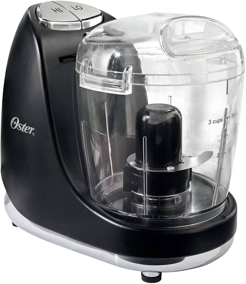 Oster Mini Processador, Chromer, 110V, Preto, 125W, 3320