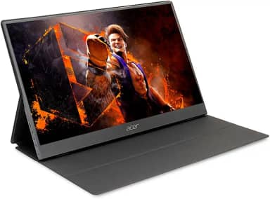 Monitor Acer Portátil design Ultrafino PM161Q Tela 15.6' com inclinação, resolução Full HD LED IPS 60Hz Tecnologia Adaptive Sync 1 cabo mini HDMI e 1 cabo USB Tipo-C