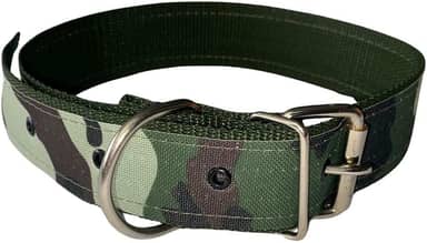 Coleira para Cachorros Grandes Camuflada Militar