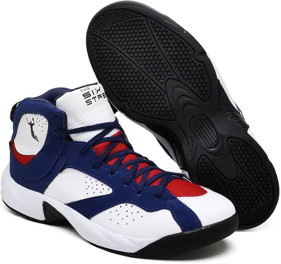 Tênis Basquete Six Street Com Amortecedor 36066 Azul