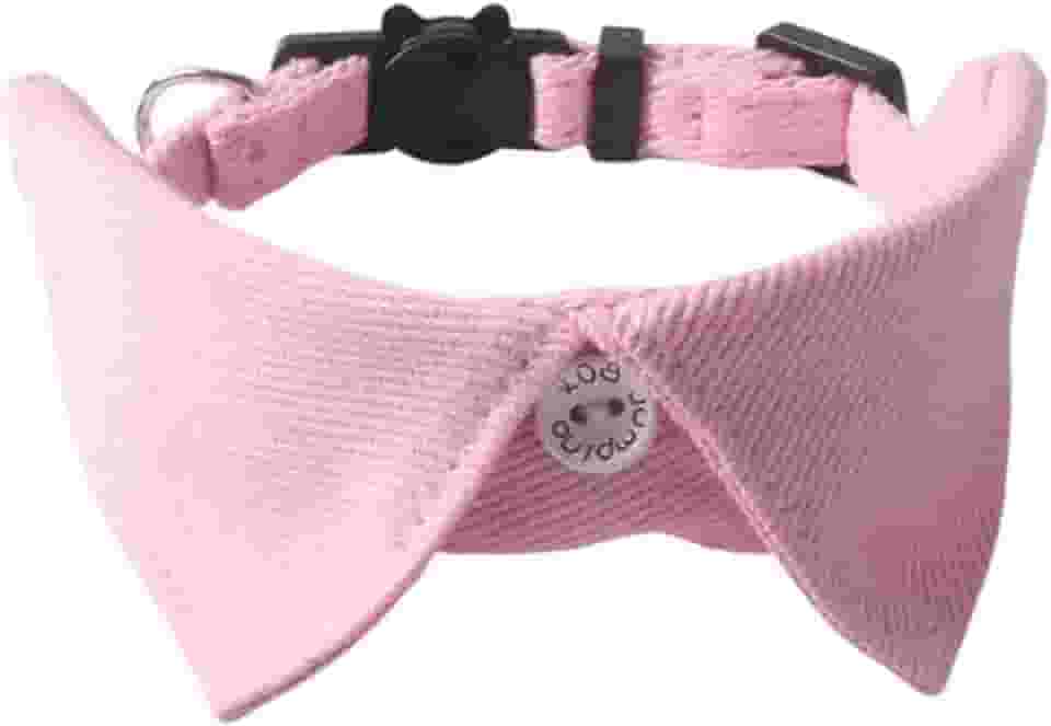 Bothyi Gravata Borboleta para Animais de Estimação, Cachorro, Gato, Smoking, Bandana, Gravata, Gatinho, Decoração, Gravata Borboleta Ajustável para Aniversár, Rosa