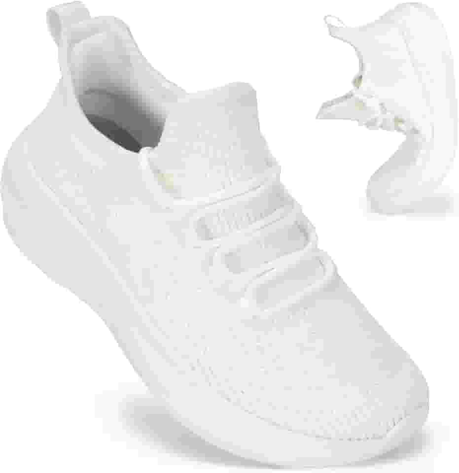 Tênis feminino com bico largo, largo, ultraleve, tênis de corrida para mulheres, antiderrapante, diabético, caminhada, academia, treino, treinador