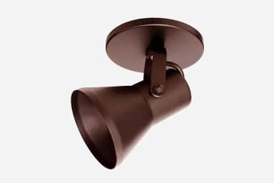 Spot Direcionável Sobrepor E27 - Luminária Moderna para Ambientes Internos, Ideal para Lâmpadas Par20 ou Bulbo LED (MARROM)