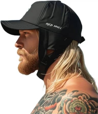 Boné Esportivo Impermeável com Proteção UV50+ – Ajustável, Secagem Rápida e Protetor de Orelhas