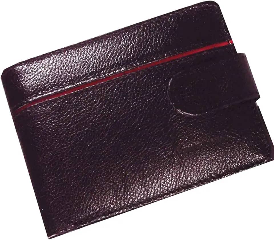 Carteira Masculina Couro Legítimo - Águia Couro-957 Cor:Preto;Tamanho:Padrão