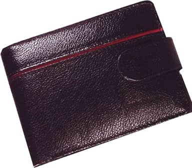 Carteira Masculina Couro Legítimo - Águia Couro-957 Cor:Preto;Tamanho:Padrão