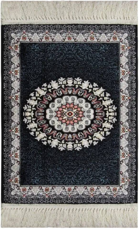 Tapete Persa Iraniano Azul Escuro - 0,50x1,00cm