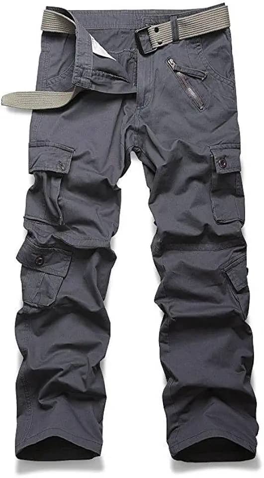 Calça cargo feminina com bolsos para uso ao ar livre, casual, camuflada, militar, combate, trabalho