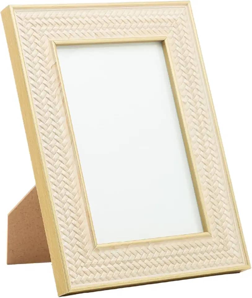 LYOR - Porta-Retrato de MDF Texturizado 10cm x 15cm