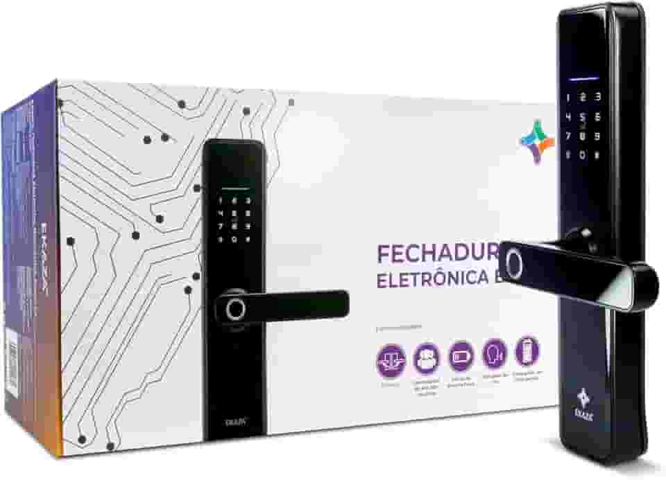 EKAZA Fechadura Digital Biométrica Inteligente com Senha, de Embutir, Uso Interno, Wi-fi PRO – T229