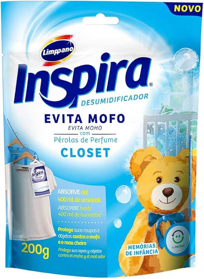 Evita Mofo Closet Inspira Memórias de Infância 200g 1 UN, Limppano