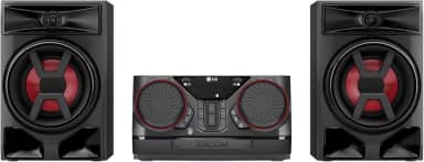 Mini System LG XBOOM 220W RMS, Graves Potentes, Multi Bluetooth, Modo Rádio FM - CK43N