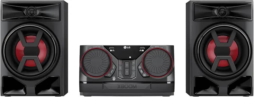 Mini System LG XBOOM 220W RMS, Graves Potentes, Multi Bluetooth, Modo Rádio FM - CK43N