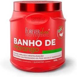 Mascara Banho de Verniz Morango Forever Liss 1kg