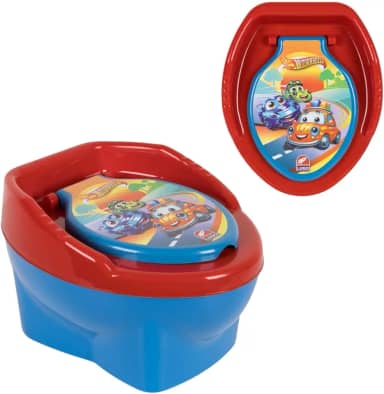 Troninho Penico Privadinha Desfralde Assento Redutor De Vaso Sanitário Infantil Meninos Carros