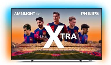 PHILIPS, Smart TV, The Xtra QD-Mini LED 65" 4K 120 Hz, 65PML9118/78, Ambilight, Google TV, P5, DTS Play-Fi, Freesync, Dolby Vision e Atmos, 40 WRMS