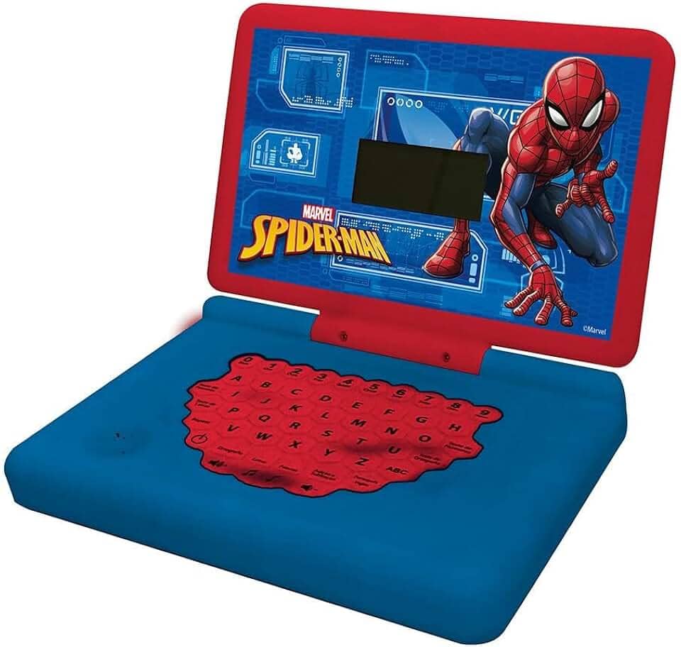 Laptop Minigame Notebook Infantil Bilíngue Homem-Aranha