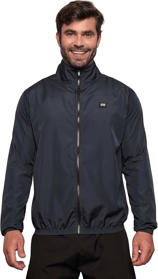 Jaqueta Corta Vento Masculino Blusa Treino Corrida Sem Capuz