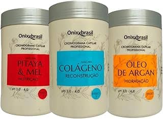 Kit Cronograma Capilar Profissional 1kg Onixx Brasil