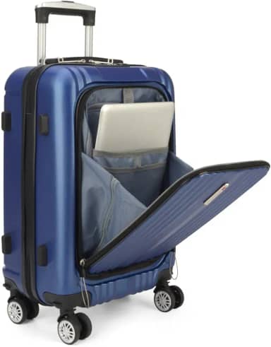 Mala de Viagem de Bordo com Cadeado TSA Polo King (Azul)