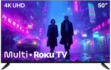 Smart TV 50' Roku Multi 4K Compatível com Alexa e Google Home