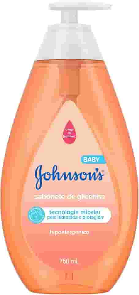 Johnson's Baby Sabonete Líquido Glicerina da Cabeça aos Pés, 750ml