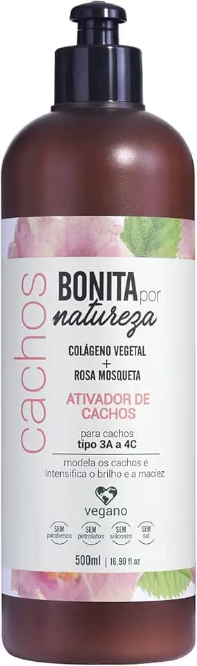 Yenzah Bonita Por Natureza Cachos - Ativador De Cachos Tipo 3 E 4