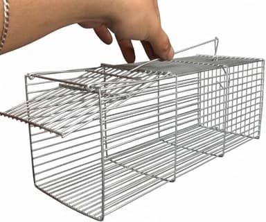 Ratoeira Armadilha Pegar Rato Grande Camundongo Gaiola 30cm Roedores Captura Eficiente Para Controle De Pragas Ambientes Internos E Externos