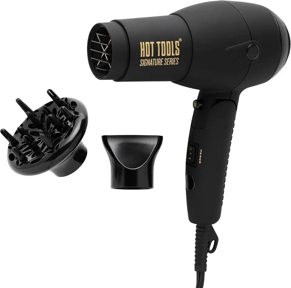 HOT TOOLS Secador de cabelo para viagem iônico Pro Signature 1875W