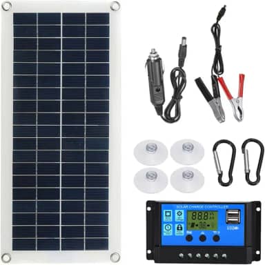 Portátil 300W Painel Flexível Solar Kit 12/24V Interruptor USB Interface de Carregamento Placa Solar com Controlador Células Solares à Prova D' Água para Telefone RV Carro