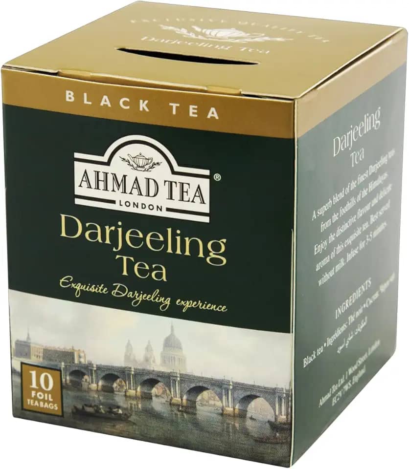 Ahmad Tea London Chá Preto Darjeeling 10 Unidades De 20G