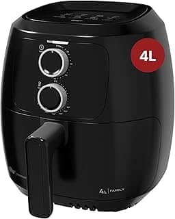 WAP Fritadeira Elétrica Air Fryer FAMILY WAFF2-P 4 Litros, Preto, Revestimento Antiaderente, 1500W 127V