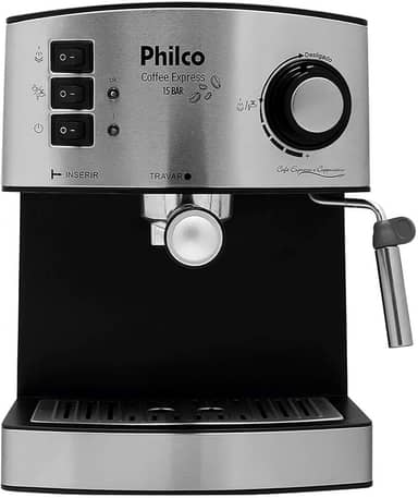 Cafeteira, Coffe Express 15 Bar, 2 xicaras, Preto, 220V, Philco