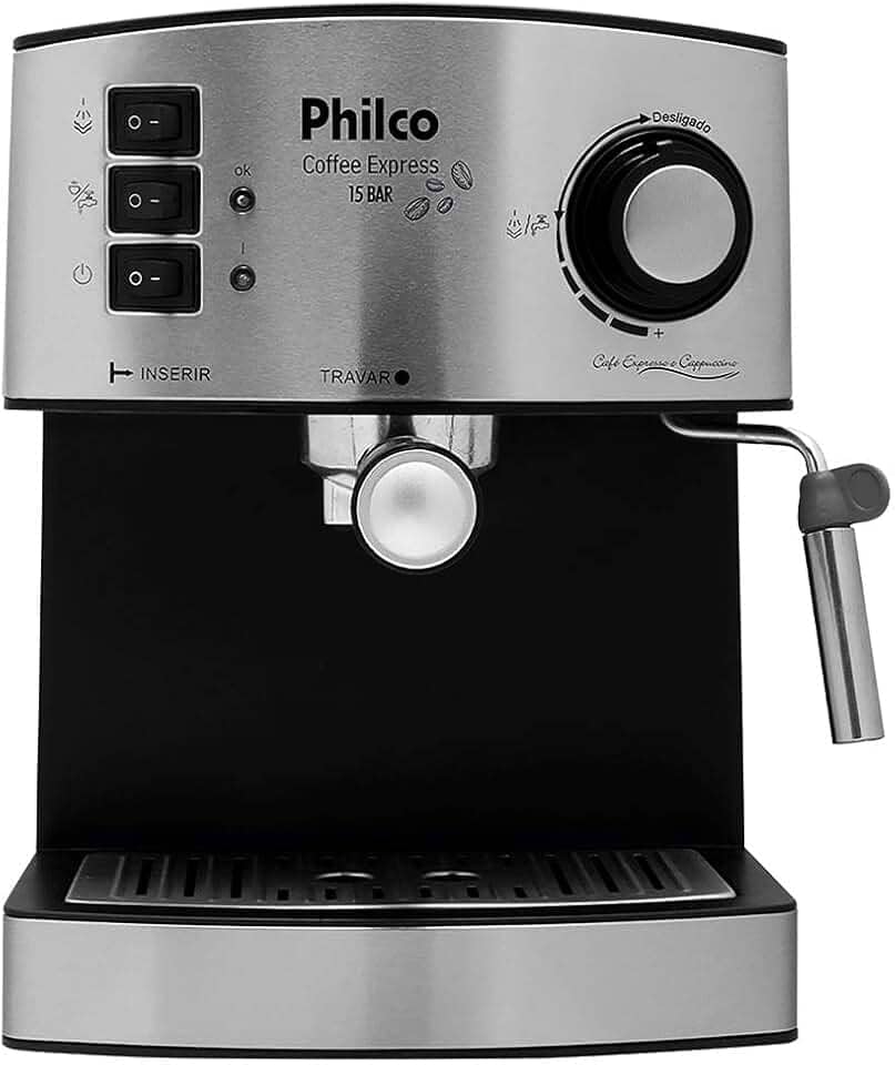 Cafeteira, Coffe Express 15 Bar, 2 xicaras, Preto, 220V, Philco
