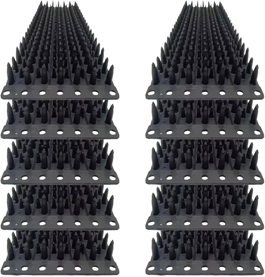 Espícula Espanta Pombos Gatos Inibidor Espinhos Muro 10pç/3m