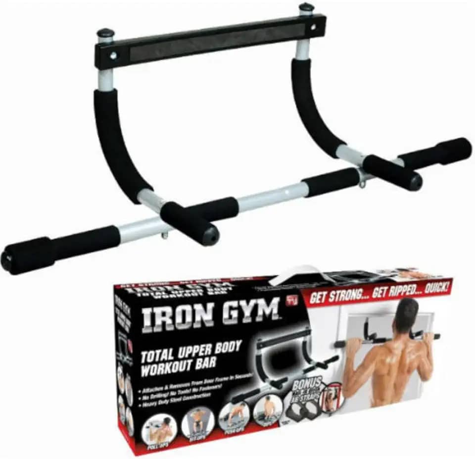 Barra Porta Treino Multifuncional Musculação Fixa Portátil Calistenia Porta Parede